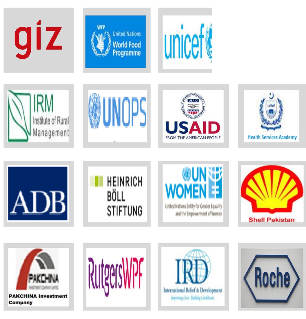 Logos of ASK FM clients including UN agencies and multinational organisations