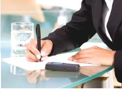 Staff outsourcing professional at work